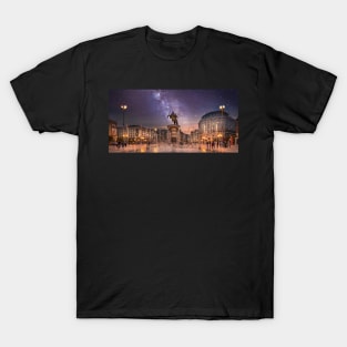 Skopje, North Macedonia at night T-Shirt